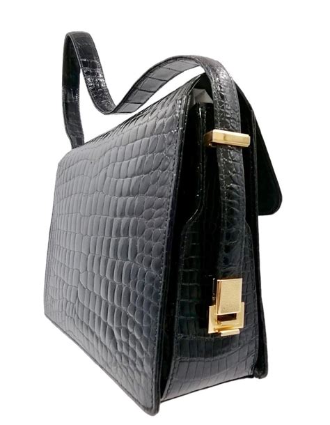 gucci nera coccodrillo|Borse Gucci in Coccodrillo Nero .